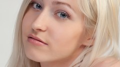 Woman smiling brunettes models photo shoot pornstars Met-Art 