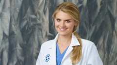 Woman smiling Eliza Coupe
