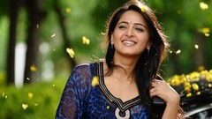 Woman smiling indian blue dress anushka shetty indian girls 