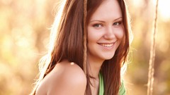 Woman smiling models redheads Met-Art magazine Ariel B