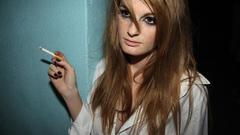 Woman smoking redheads pornstars