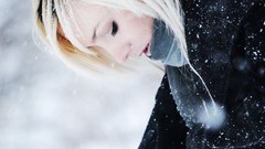 Woman snow eyes Princess