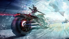 Woman Speed Allods Online artwork video games motorbikes