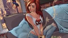 Woman Spider-Man redheads Mary