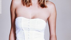 Woman spring cleaning blondes blue eyes models Camille Rowe