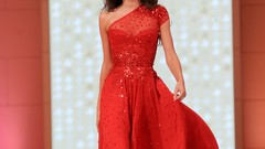 Woman stage Hollywood red dress fashion Actress brunettes 