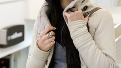 Woman stills market photo shoot black hair Alex pornstars 