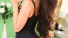 Woman stockings brunettes Natalia Phillips