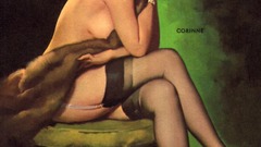 Woman stockings lingerie pinups topless corinne