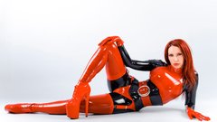 Woman stockings redheads Bianca