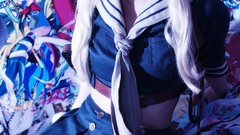 Woman Sucker Punch blondes asians cosplay Omi Gibson
