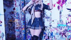 Woman Sucker Punch blondes asians cosplay overknee socks Omi 