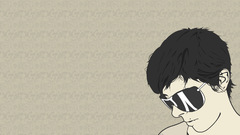 Woman sunglasses Simple Background