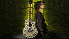Woman sushi artist guitars brunettes katie melua singers 