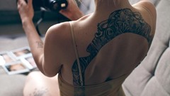 Woman tattoos alysha nett