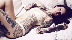 Woman tattoos blackwater GoGo