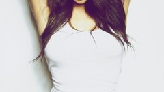 Woman tattoos brunettes alie layus