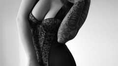 Woman tattoos brunettes Kristina Labahn