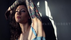 Woman tattoos brunettes Kristina Labahn