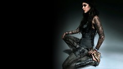 Woman tattoos brunettes models Kat von D