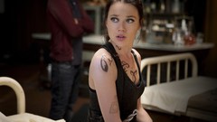 Woman tattoos brunettes West Jemima West The Mortal 