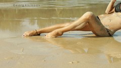 Woman tattoos lingerie freckles models boobs Russians Bantik 