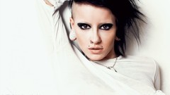 Woman tattoos lingerie freckles models boobs Russians Bantik 