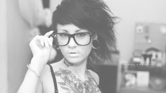 Woman tattoos lingerie freckles models boobs Russians Bantik 