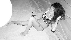 Woman tattoos lingerie freckles models boobs Russians Bantik 