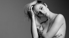 Woman tattoos models alysha nett strategic covering