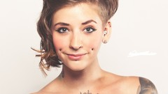 Woman tattoos piercings inked Inked Girls