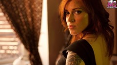 Woman tattoos redheads Anna Lee