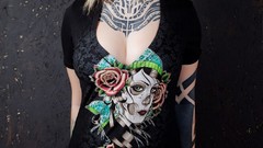 Woman tattoos Russians Teya Salat