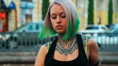 Woman tattoos Teya Salat