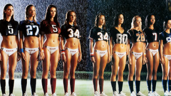 Woman Team American Football