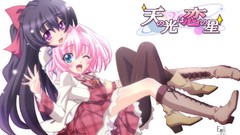 Woman ten anime girls pantyhose seifuku hikari koi hoshi matsuri