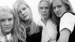 Woman The Virgin Suicides Kirsten Dunst blondes grayscale A.J. 