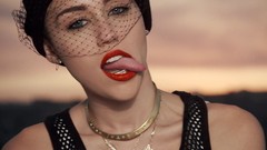 Woman tongue miley cyrus singers we cant stop