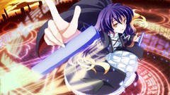 Woman touhou long hair