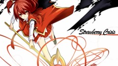 Woman touhou red Okazaki