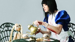 Woman Toys Alice Tea Party bangs models cosplay American McGees 