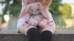 Woman Toys Headless stockings black stockings body parts