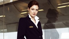 Woman uniforms stewardess