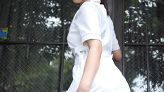 Woman uniforms stockings ass