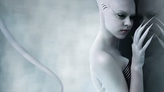 Woman unusual Aliens science fiction fantasy art