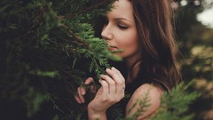 Woman vampire brunettes models Emma Sabjan