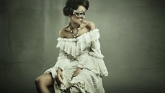 Woman Venetian masks