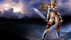 Woman video games digital