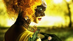 Woman video games Venetian masks Katarina Sokolova