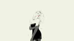 Woman vintage illustrations vectors Floyd Grey